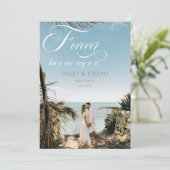 Vroeger heeft het een mooi Verloving. Aankondiging (Staand voorkant)