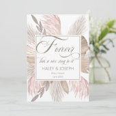 Vroeger heeft het een mooi Verloving. Aankondiging (Staand voorkant)