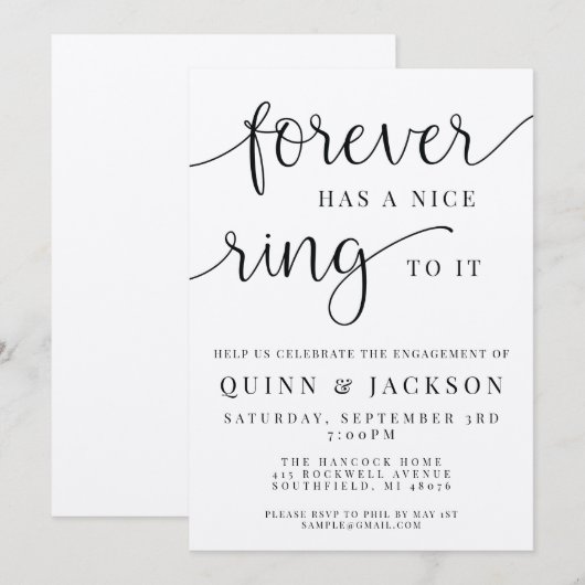 Vroeger heeft het Verloving een leuke opdracht.. Kaart (Voorkant / Achterkant)