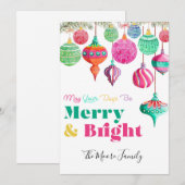 Vroeger & helderziende kerstkaart (Voorkant / Achterkant)