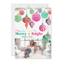 Vroeger & helderziende kerstkaart