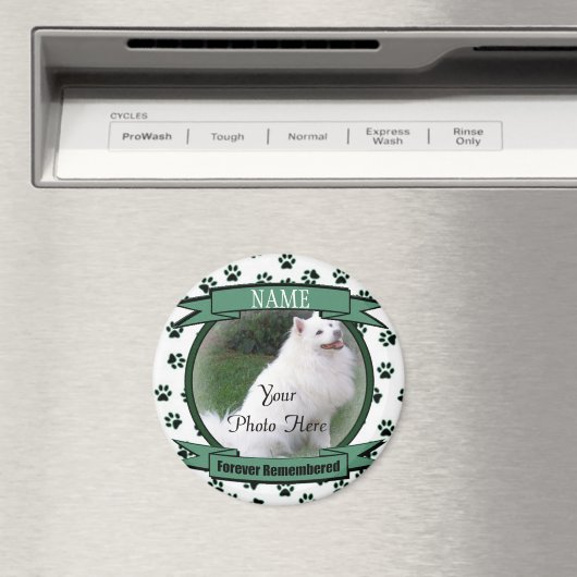 Vroeger herdacht Herinnering aan Dog of Cat Keepom Magneet (Insitu (Vaatwasser))