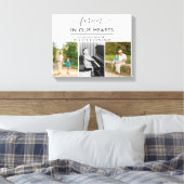Vroeger in ons hart Geheugen - Aangepaste foto Canvas Afdruk (Insitu (Slaapkamer))
