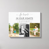 Vroeger in ons hart Geheugen - Aangepaste foto Canvas Afdruk (Voorkant)