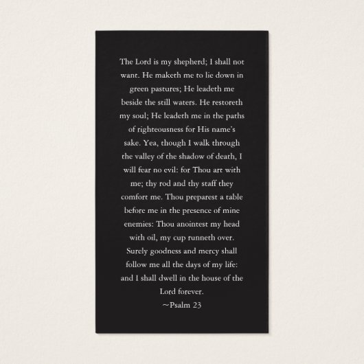 Vroeger in ons hart Memorial Funeral Kaart (Achterkant)