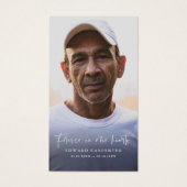 Vroeger in ons hart Memorial Funeral Kaart (Voorkant)