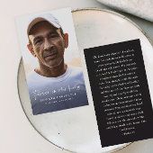 Vroeger in ons hart Memorial Funeral Kaart