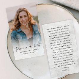 Vroeger in ons hart Memorial Funeral Kaart