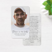 Vroeger in ons hart Memorial Funeral Kaart (Bureau)