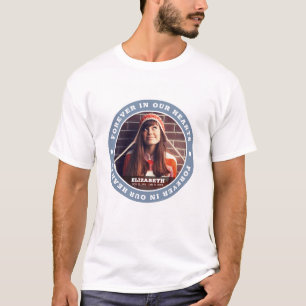 Vroeger in ons hart Moderne Eenvoudige Aangepaste T-shirt