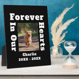 Vroeger in ons hart verloor Pet sympathie Memorial Fotoplaat