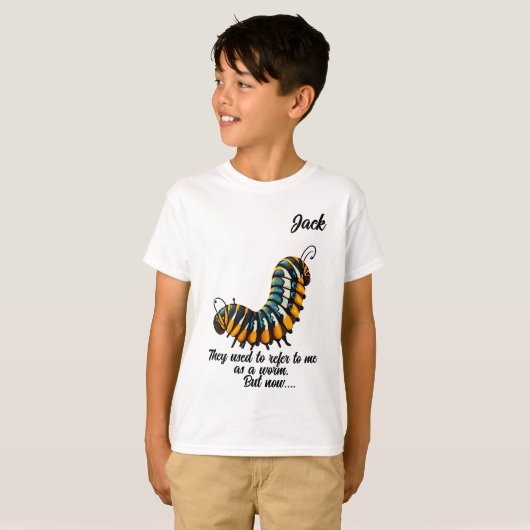 "Vroeger..." Jongen T-shirt (Voorkant volledig)