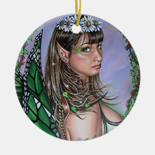 Vroeger... Keramisch Ornament (Voorkant)