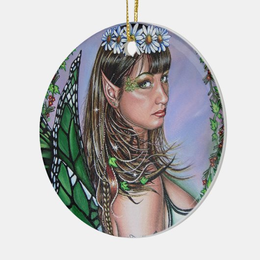 Vroeger... Keramisch Ornament (Links)