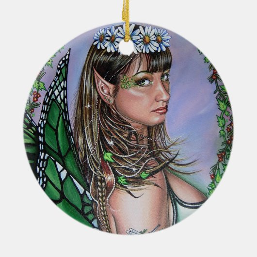 Vroeger... Keramisch Ornament (Achterkant)