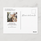 Vroeger kerstfeest Foto Collag Modern Holiday Briefkaart (Achterkant)