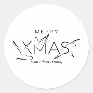 Vroeger kerstgerechten instructeur Gift Labels