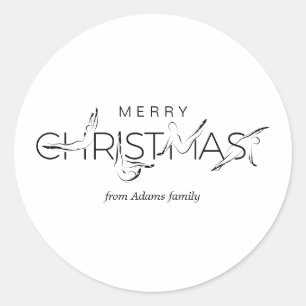 Vroeger kerstgerechten instructeur Gift Labels