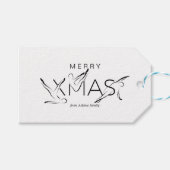 Vroeger kerstgerechten instructeur Gift Labels Cadeaulabel (Voorkant (Horizontaal))