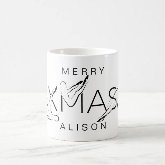 Vroeger kerstgerechten instructeur Gift Labels T-S Koffiemok (Center)