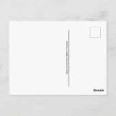 Vroeger kerstkerstkerstkoekje na kruising briefkaart (Achterkant)