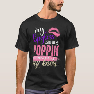 Vroeger klapte mijn lipgloss nog poppin t-shirt