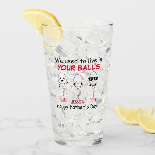 Vroeger leefden we in je ballen Tot 3 Glas (Voorkant ijs)