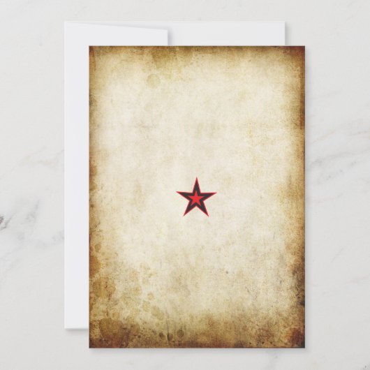 Vroeger lid van het Roos Stadsthema Tattoo Kaart (Voorkant)