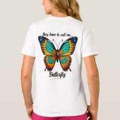 "Vroeger..."  Meisje T-Shirt (Achterkant)