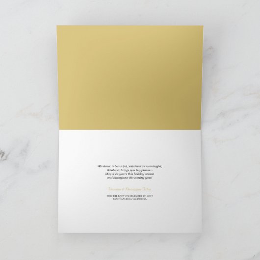 Vroeger na de eerste kerstfeestdag Kaart (Binnen)