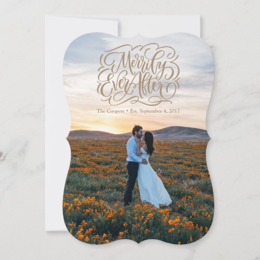 Vroeger na de feestdag feestdagenkaart (Voorkant)