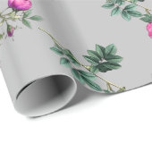 Vroeger Romantic Rosa Cloudy Day Cadeaupapier (Rol Hoek)