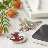 Vroeger soort liefde sleutelhanger (Zijkant)