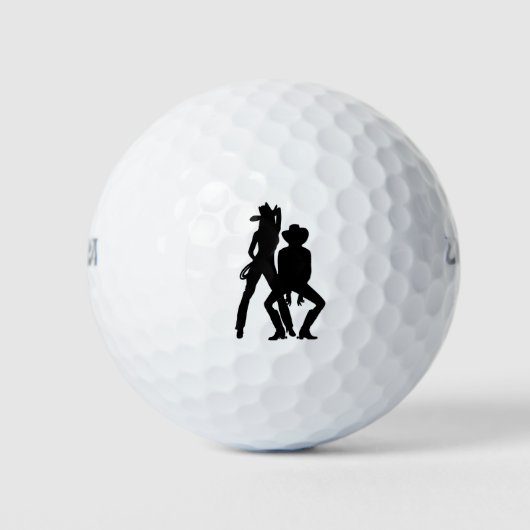 Vroeger was een linedance western golfballen (Voorkant)