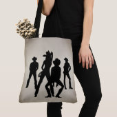 Vroeger was een linedance western tote bag (Dichtbij)