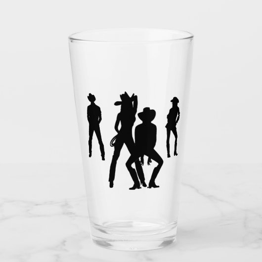 Vroeger was het een linedance glas (Voorkant)