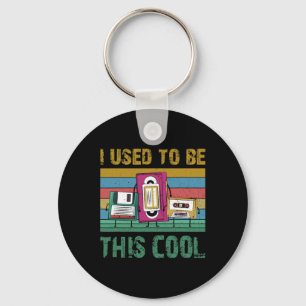 Vroeger was ik een coole oude technologie 90s Retr Sleutelhanger