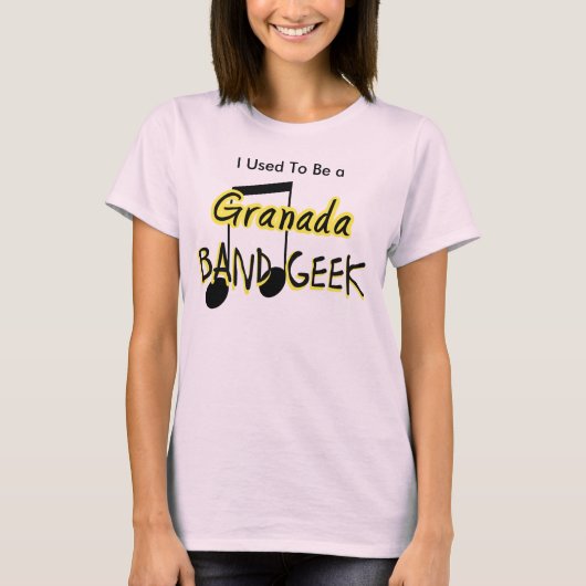 Vroeger was ik een Granada Band Geek T-shirt (Voorkant)