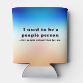 Vroeger was ik een People Person... Blikjeskoeler (Achterkant)