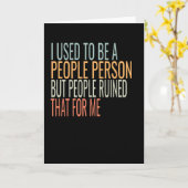 Vroeger was ik een persoon kaart (Gele Bloem)