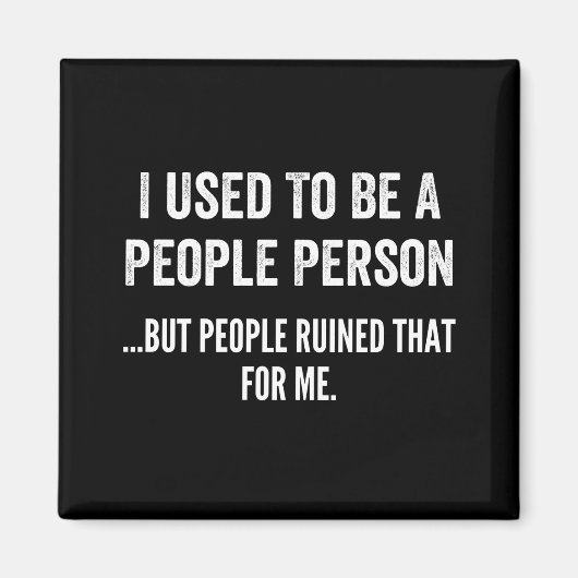 Vroeger was ik een persoon, maar mensen ruwden me magneet (Voorkant)