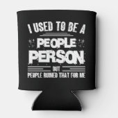 Vroeger was ik een sociaal onhandig persoon blikjeskoeler (Achterkant)