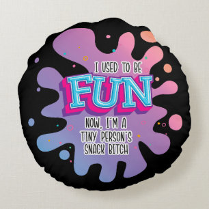 Vroeger was ik nu gek, ik ben een kleine snack Bi Rond Kussen