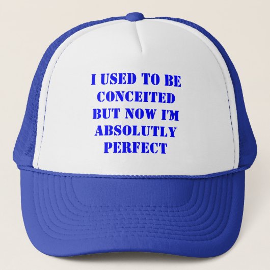 Vroeger was ik verzonnen trucker pet (Voorkant)