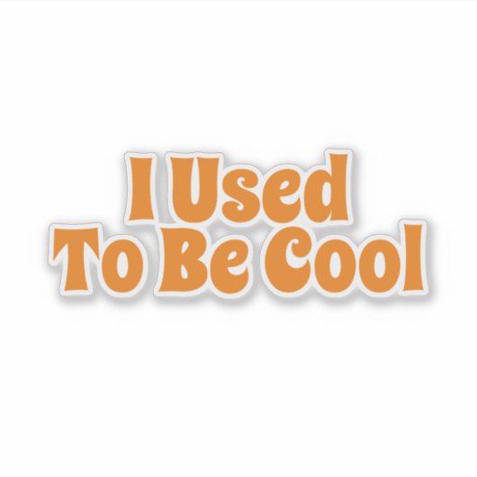 Vroeger was ik wollen ticker sticker (Voorkant)