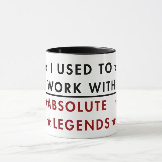 Vroeger werkte ik met Absolute Legends Mok (Midden)