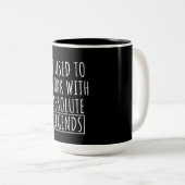 Vroeger werkte ik met Absolute Legends Tweekleurige Koffiemok (Voorkant rechts)