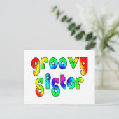 Vroeger zusjes: kerst met roovy zuster briefkaart (Staand voorkant)