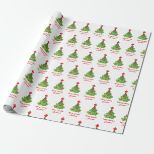 Vroegere Canadese kerstboom Cadeaupapier