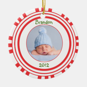Vroegere Eerste Kerstmis Keramisch Ornament